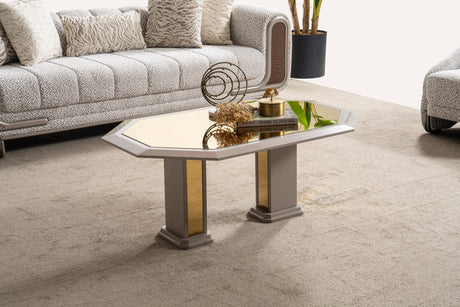 Lora Sofa, Loveseat, and Chair Set with Curved Wood-Trimmed Arms view 24
