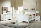 Louis Philippe Black Sleigh Panel Bedroom Set - Ella Furniture