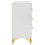 Lucia 6-Drawer Bedroom Dresser White 224733 - Ella Furniture