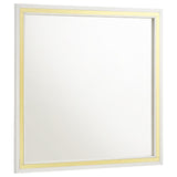 Lucia Dresser Mirror White 224734 - Ella Furniture