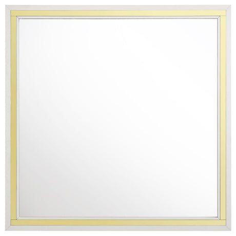 Lucia Dresser Mirror White 224734 - Ella Furniture