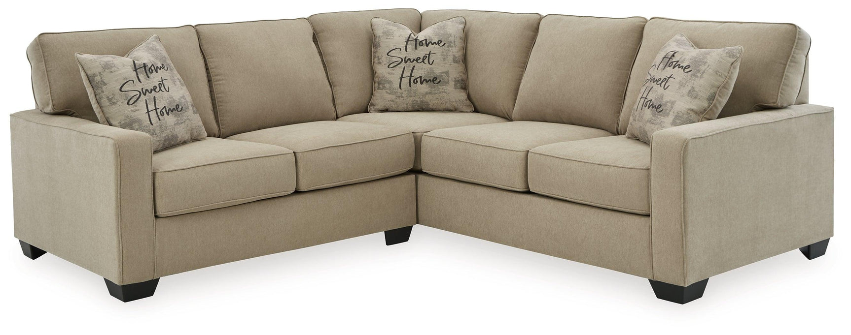 Lucina Quartz 2-Piece Sectional With Ottoman PKG013133 - 59006S1 | 5900608 - Ella Furniture