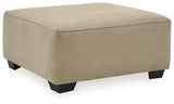 Lucina Quartz 3-Piece Sectional With Ottoman - Ella Furniture