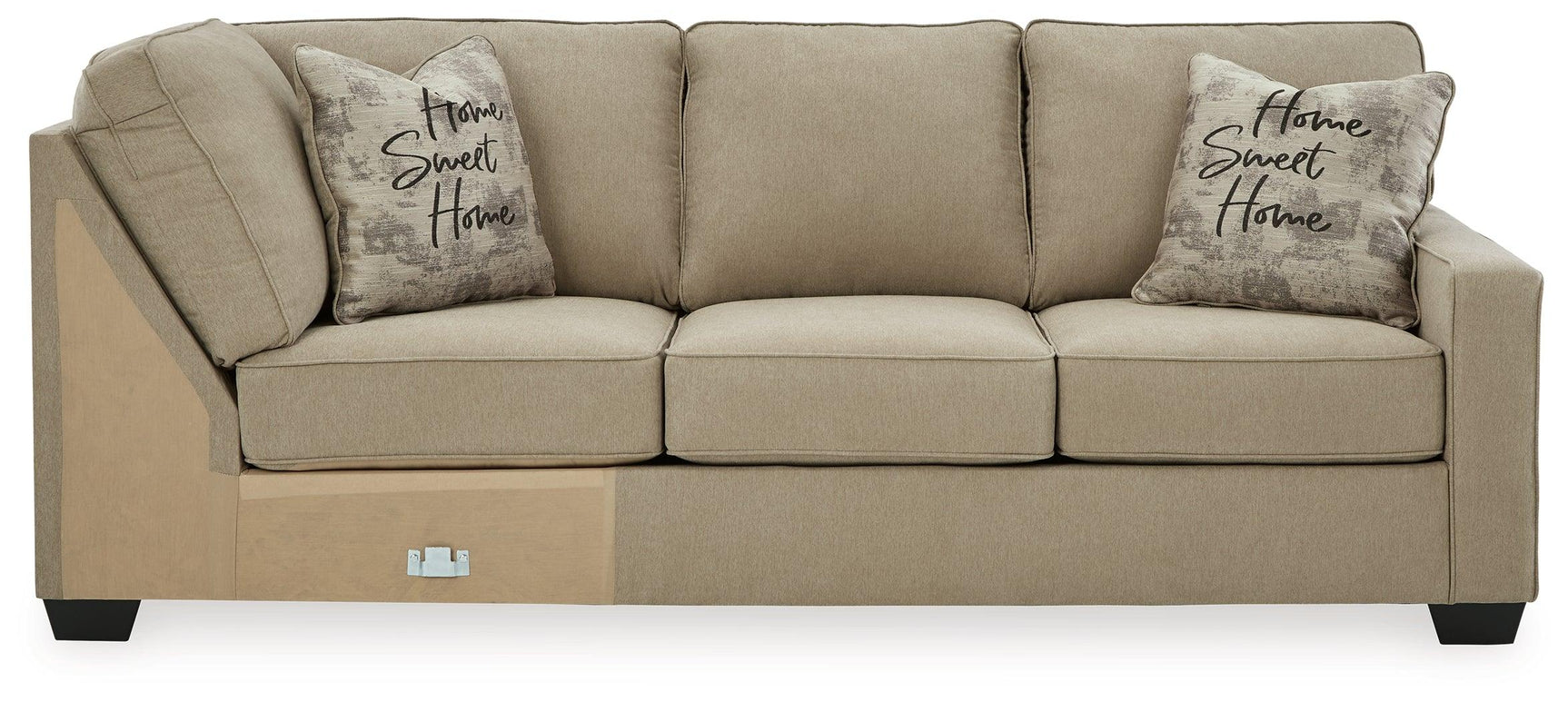 Lucina Quartz 3-Piece Sectional With Ottoman PKG013136 - 59006S4 | 5900608 - Ella Furniture