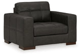 Luigi Thunder Chair And Ottoman - Ella Furniture