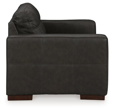 Luigi Thunder Sofa, Loveseat, Chair And Ottoman - Ella Furniture