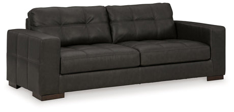 Luigi Thunder Sofa, Loveseat, Chair And Ottoman - Ella Furniture