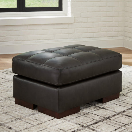 Luigi Thunder Sofa, Loveseat, Chair And Ottoman - Ella Furniture