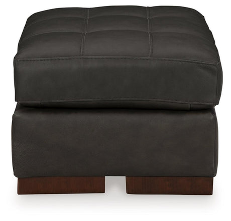 Luigi Thunder Sofa, Loveseat, Chair And Ottoman - Ella Furniture