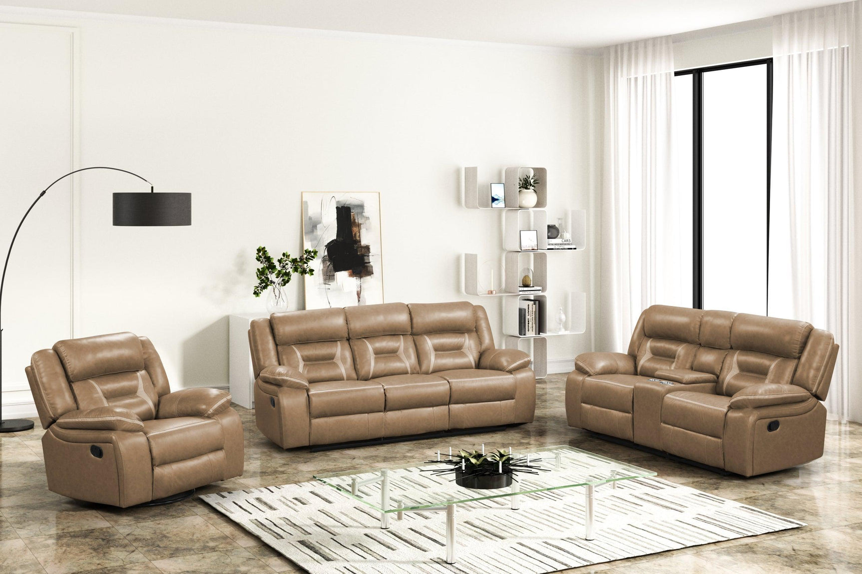 Luka20 Oversized 3Pc Reclining Set - Ella Furniture