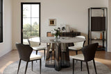 Luxe Table #3 (Faux Marble) - Ella Furniture