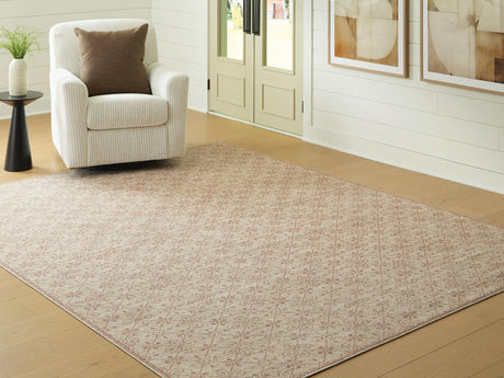 Lyamford Beige/Gray/Brown Large Rug from Ella Furniture