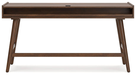Lyncott Brown 60" Home Office Desk - Ella Furniture