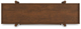 Lyncott Brown 70" Bookcase - Ella Furniture