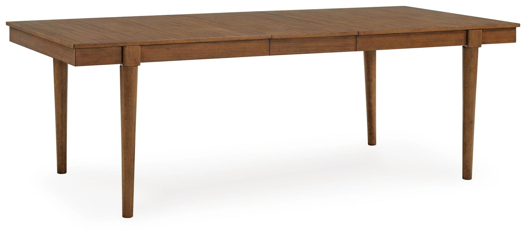 Lyncott Brown Dining Extension Table angled view