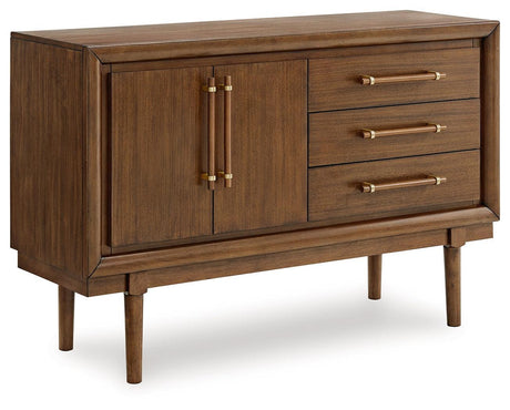 Lyncott Brown Dining Server - Ella Furniture