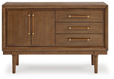 Lyncott Brown Dining Server - Ella Furniture