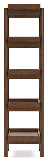 Lyncott Brown Home Office Desk with Chair and Storage - Ella Furniture