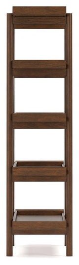 Lyncott Brown Home Office Desk with Chair and Storage - Ella Furniture