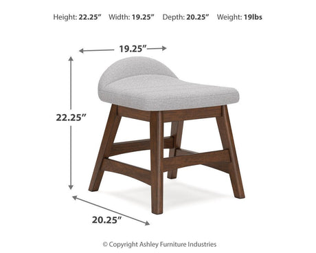 Lyncott Brown Home Office Desk with Chair and Storage - Ella Furniture