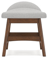 Lyncott Brown Home Office Desk with Chair and Storage - Ella Furniture