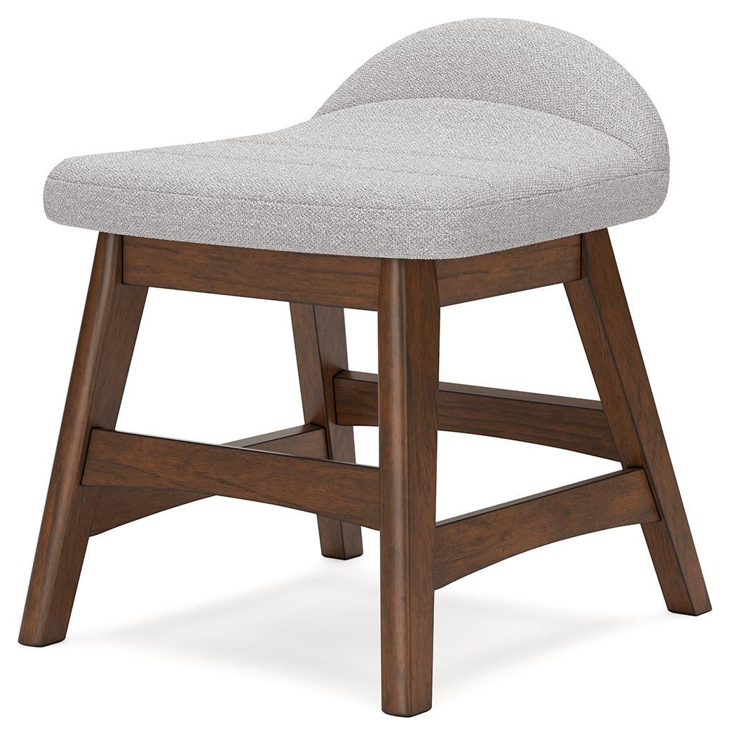 Lyncott Brown Home Office Desk with Chair and Storage - Ella Furniture