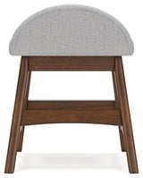 Lyncott Brown Home Office Desk with Chair and Storage - Ella Furniture