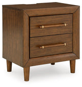 Lyncott Brown Nightstand - Ella Furniture
