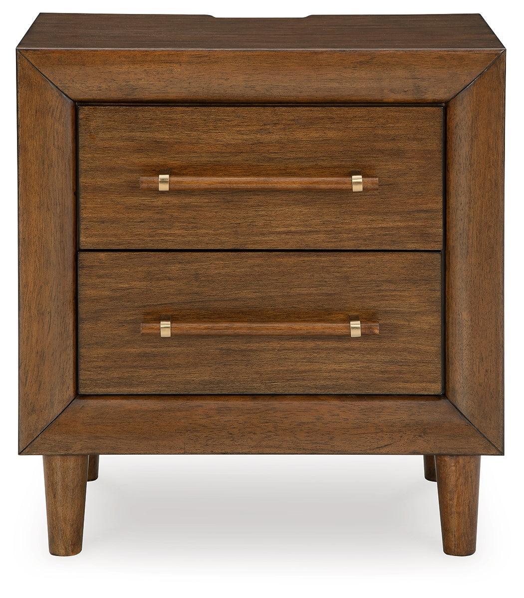 Lyncott Brown Nightstand - Ella Furniture
