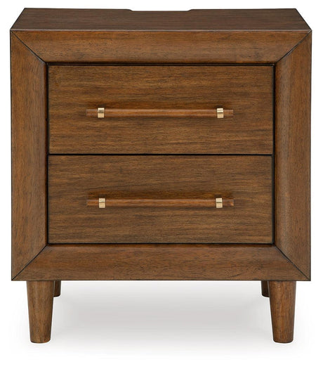 Lyncott Brown Nightstand - Ella Furniture