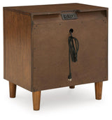 Lyncott Brown Nightstand - Ella Furniture