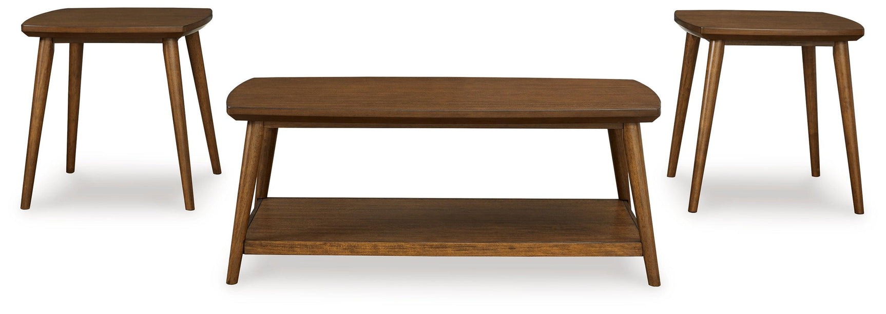 Lyncott Brown Table (Set of 3) - Ella Furniture