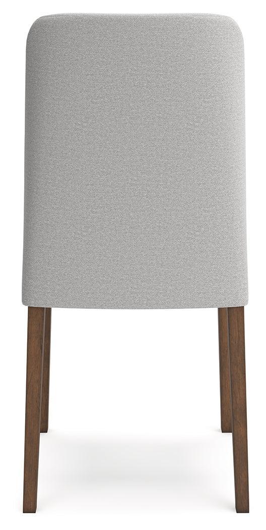 Lyncott Gray/brown Dining Table And 4 Chairs - Ella Furniture