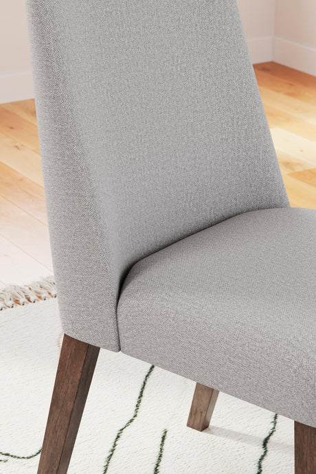 Lyncott Gray/brown Dining Table And 4 Chairs - Ella Furniture