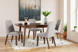Lyncott Gray/brown Dining Table And 4 Chairs PKG015482 - D615-35 | D615-01 | D615-01 - Ella Furniture