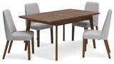 Lyncott Gray/brown Dining Table And 4 Chairs PKG015482 - D615-35 | D615-01 | D615-01 - Ella Furniture