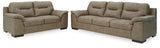 Maderla Pebble Sofa And Loveseat - Ella Furniture