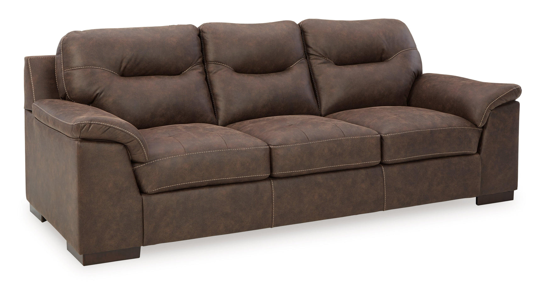 Maderla Walnut Sofa, Loveseat, Chair And Ottoman - Ella Furniture