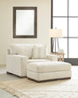 Maggie Birch Chair And Ottoman - Ella Furniture