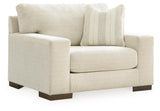 Maggie Birch Chair And Ottoman - Ella Furniture