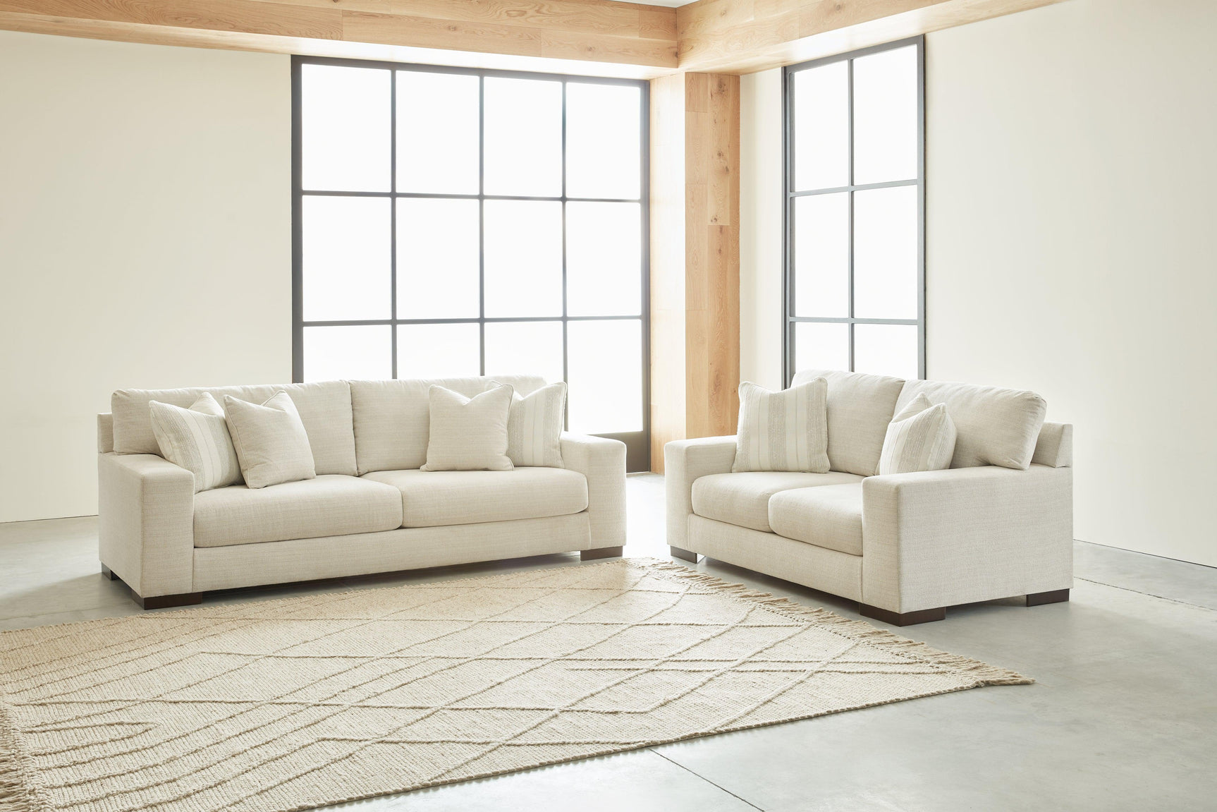 Maggie Birch Sofa And Loveseat - Ella Furniture