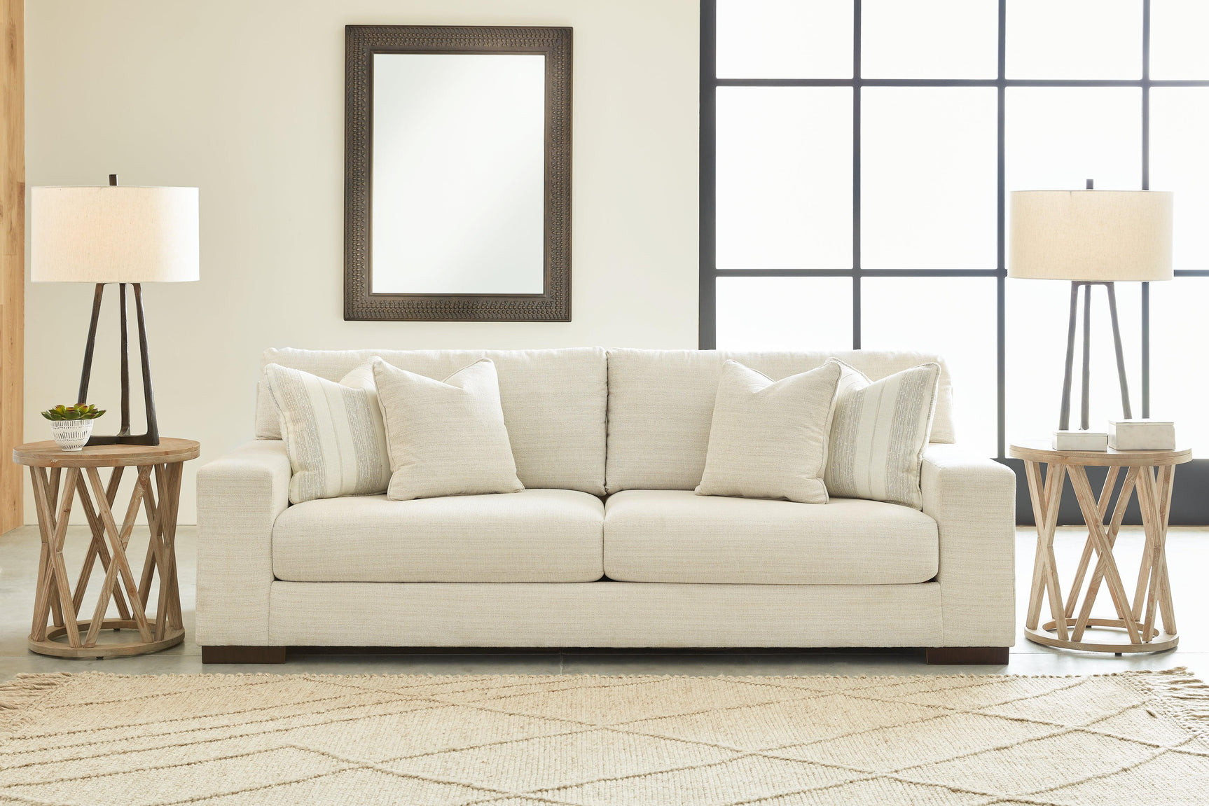 Maggie Birch Sofa And Loveseat - Ella Furniture