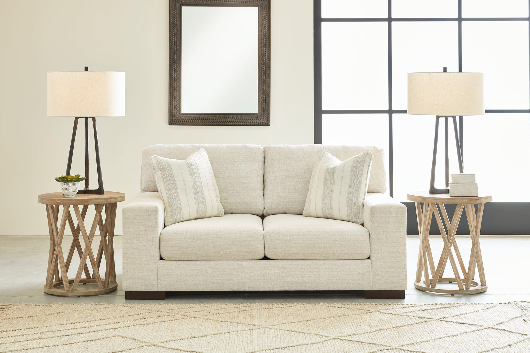 Maggie Birch Sofa And Loveseat - Ella Furniture