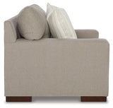 Maggie Flax Chair And Ottoman - Ella Furniture