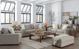 Maggie Flax Sofa, Loveseat, Chair And Ottoman - Ella Furniture