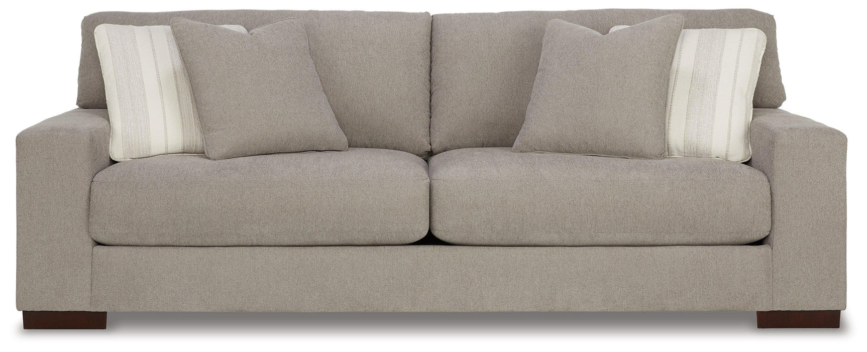 Maggie Flax Sofa, Loveseat, Chair And Ottoman - Ella Furniture