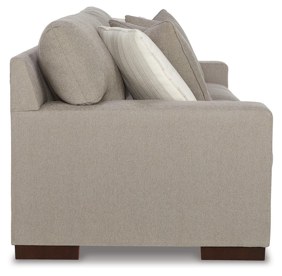 Maggie Flax Sofa, Loveseat, Chair And Ottoman - Ella Furniture