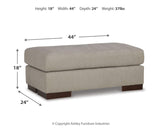 Maggie Flax Sofa, Loveseat, Chair And Ottoman - Ella Furniture