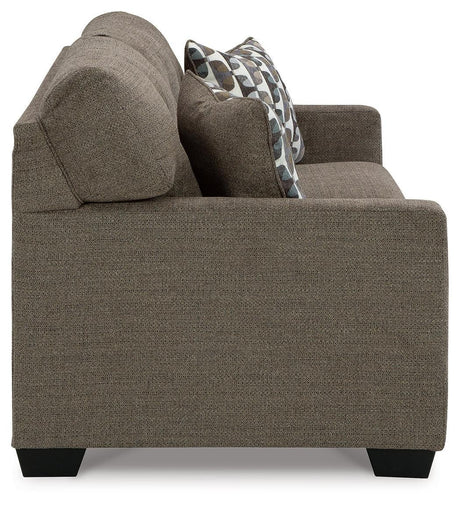 Mahoney Chocolate Sofa And Loveseat - Ella Furniture
