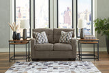Mahoney Chocolate Sofa And Loveseat - Ella Furniture